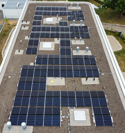 PV-Anlage auf Gewerbefläche